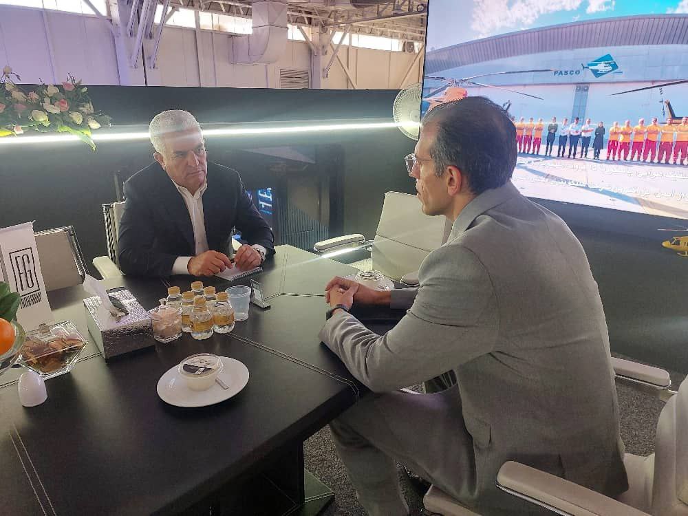 حضور دبیرانجمن در غرفه فاتح صنعت کیمیا